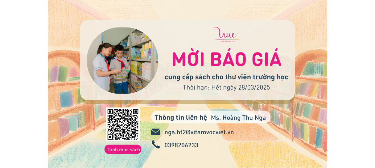 Mời báo giá – Cung cấp sách cho thư viện trường học